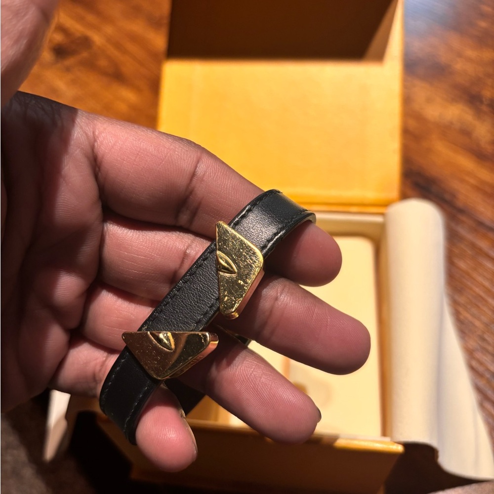Fendi Black and Gold Monster Eye's Bracelet - Picture 2 of 7